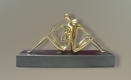 MIXTA - Medidas 15 x 7 x 5 cm - Técnica Bronce. Fundido a la cera perdida.