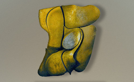 CLAROSCURO - 1989 - Medidas 65 x 75 cm - Técnica Cerámica.