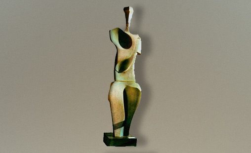 ELLA - 1991 - Medidas 125 x 35 x 25 cm - Técnica Cerámica.