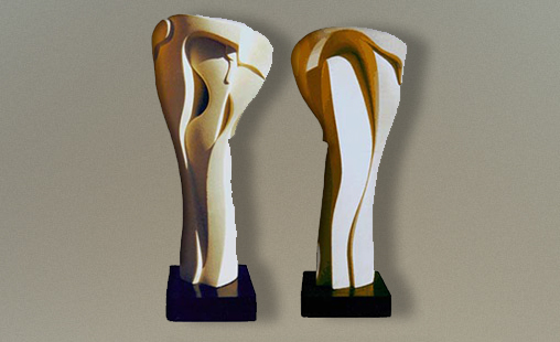 BLANCA - 1994 - Medidas 60 x 30 x 20 cm - Técnica Cerámica.