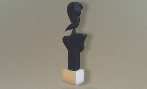 NEGRITA - 1994 - Medidas 35 x 15 x 10 cm - Técnica Cerámica.