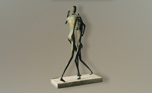 BAILE - 1998 - Medidas 30 cm de alto - Técnica Bronce (fundido a la tierra).