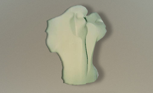 TRES CARAS - 1988 - Medidas 47 x 38 cm - Técnica Cerámica.