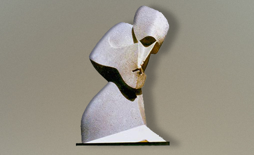 FRACTURA - 1988 - Medidas 65 x 45 x 35 cm - Técnica Cerámica.