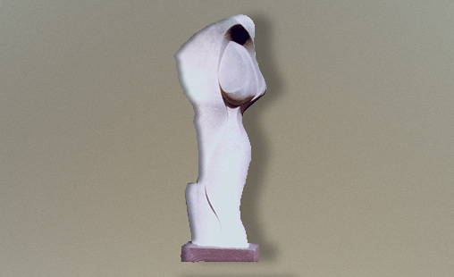 SILUETA - 1988 - Medidas 65 x 28 x 13 cm - Técnica Cerámica.