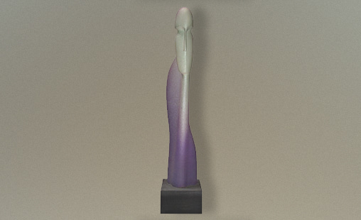 ALTA - 1993 - Medidas 53 x 11 x 10 cm - Técnica Cerámica y otros materiales.